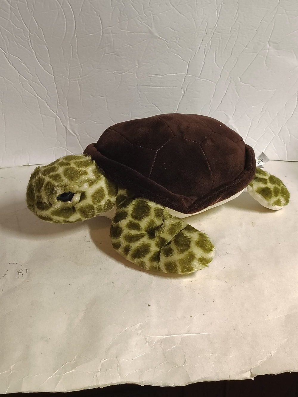 Aurora World Destination Nation Sea Turtle Plush Stuffed Animal Brown Green 12"